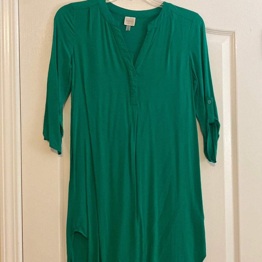 Super cute emerald green dress for St. Patrick’s Day!